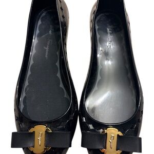 Ferragamo Vara Jelly Ballet Flat